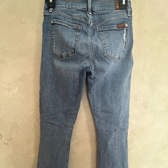 7 For All Mankind 'The Ankle Skinny' Denim Jean Size 26 - Picture 3 of 7